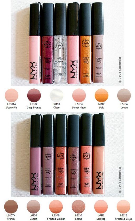 NYX Mega Shine Lip Gloss Pick Your 3 Color  800897051297  