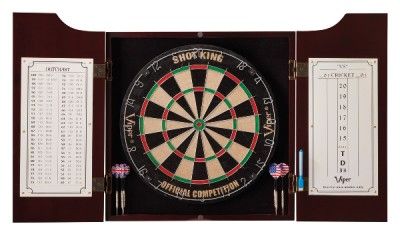 Viper Hudson All In One DartBoard and Cabinet Set Dart Board NEW 