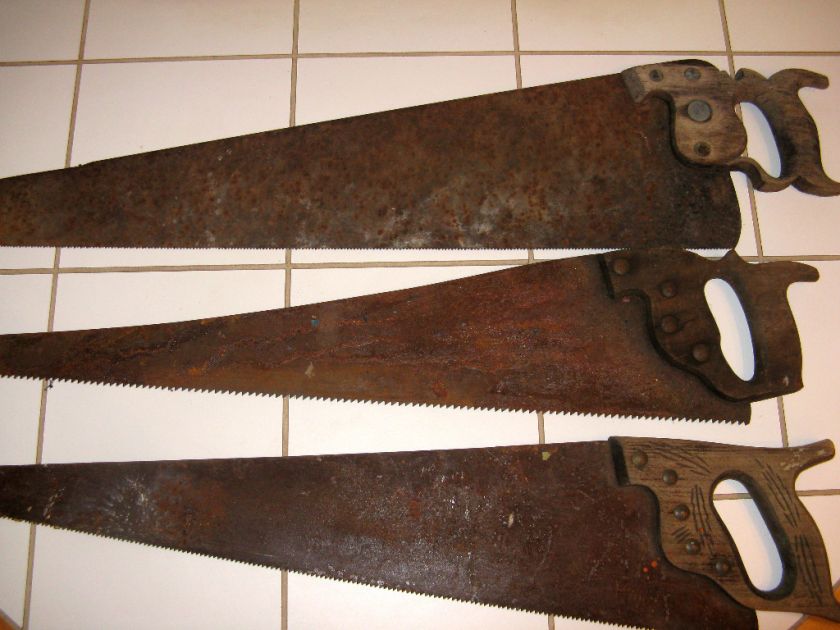 VINTAGE HAND SAW H DISSTON & SONS SAW BLADE CROSSCUT TOOL GREAT FOR 