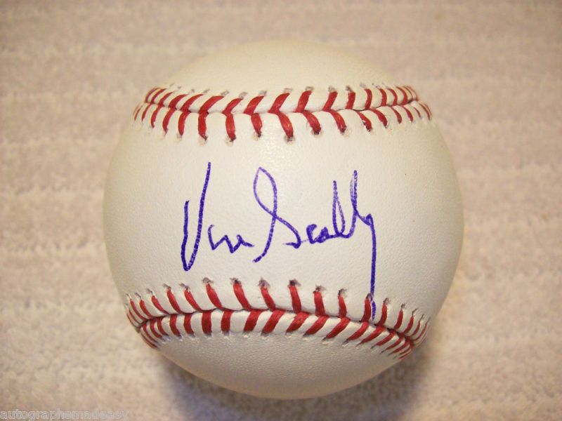 VIN SCULLY LA DODGERS SIGNED MLB BASEBALL  