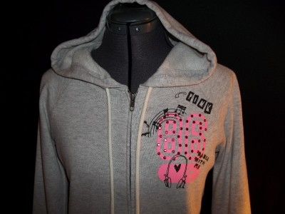 victoria s secret pink rock n roll music hoodie size s nwt