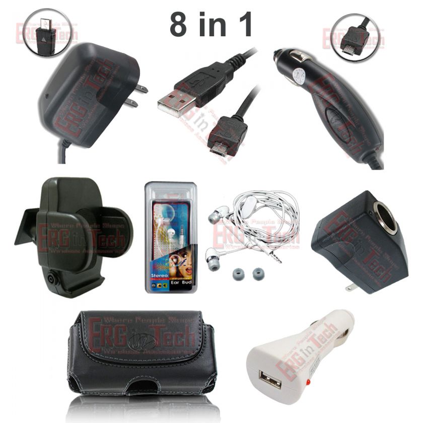 8in1 Item Accessory Bundle For Verizon LG Revolution  