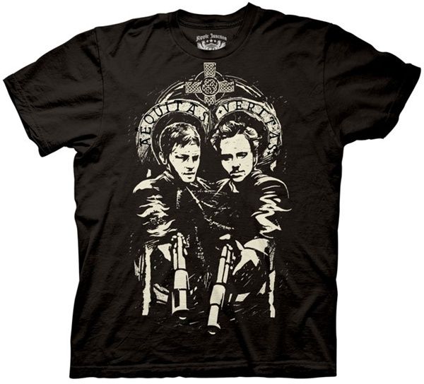 The Boondock Saints Movie Aequitas Veritas Halo Shirt  