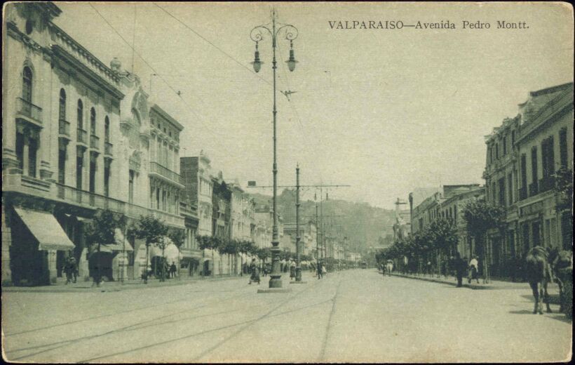 chile, VALPARAISO, Avenida Pedro Montt (1920s)  