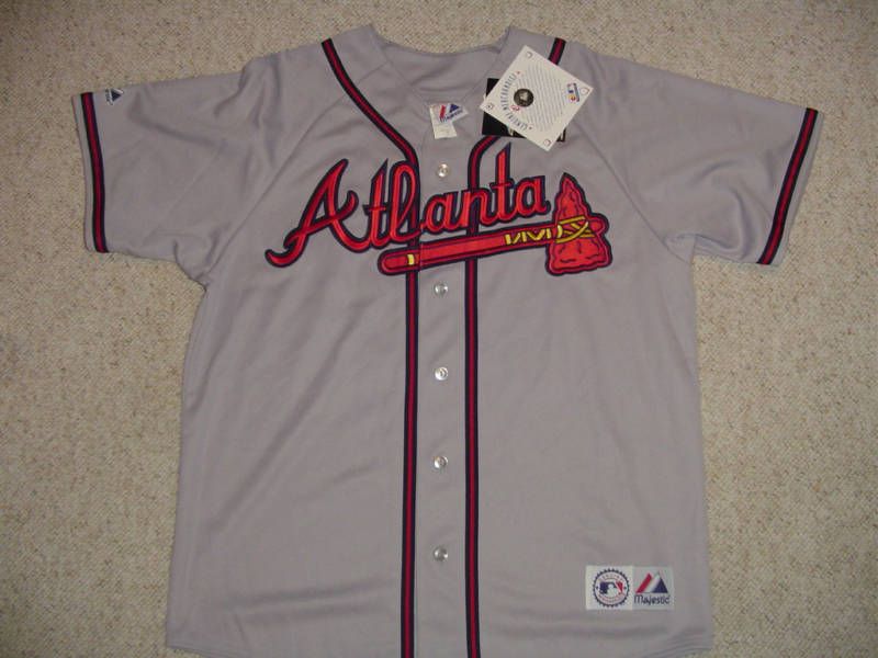 Atlanta Braves ANDRUW JONES Majestic Jersey XL  