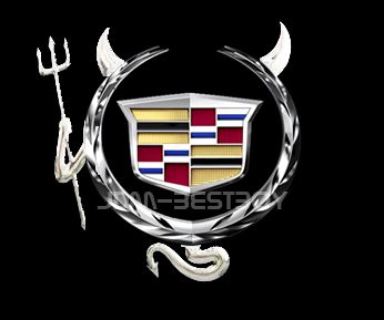 CADILLAC 3D Devil Demon Decal Sticker Car Emblem logo  