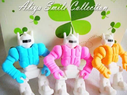 Set of 3 Cute Cartoon Funny Animal Erasers Lovely Kids Party Gifts 