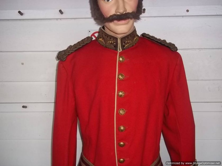 British Boer War Uniform of General A W Thorneycroft  