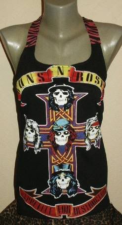 DiY Guns N Roses Corset Rock Slash Revolver GNR Unique Regular or 1X 