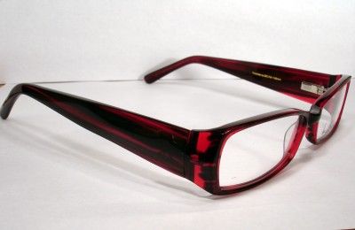 NICOLE MILLER Kashmir Red Women Eyeglass Frame new  