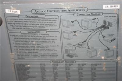 EXTRON ADA 4 300MX HV Extron RGB Distribution Amplifier  