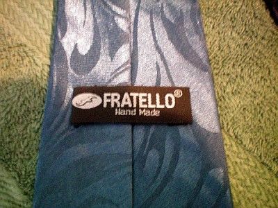 FRATELLO Handmade Golden TRUMPET PLAYERS Necktie TIE  