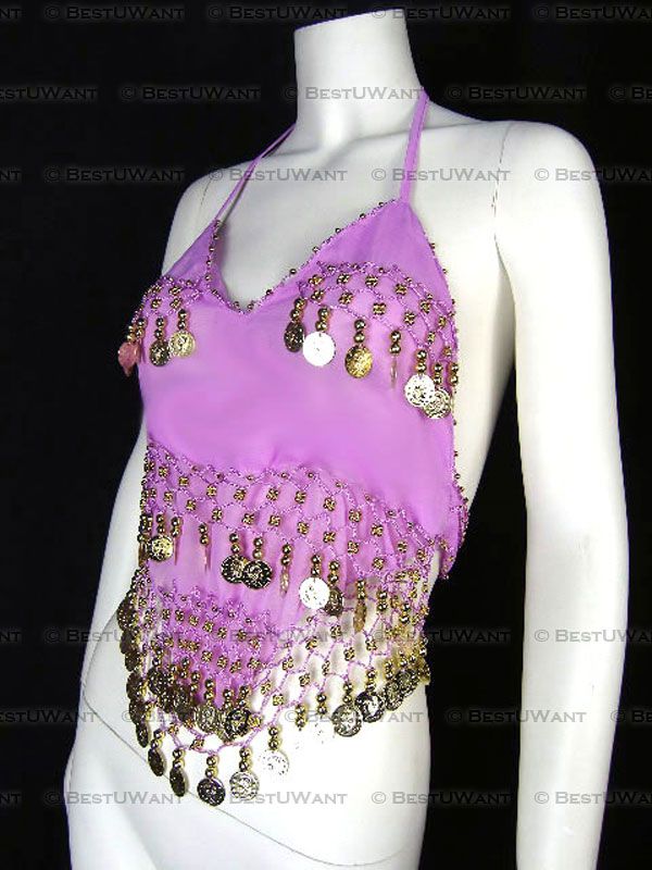 Tribal Belly Dance Vest Bra Top Bratop Clothing Costume  