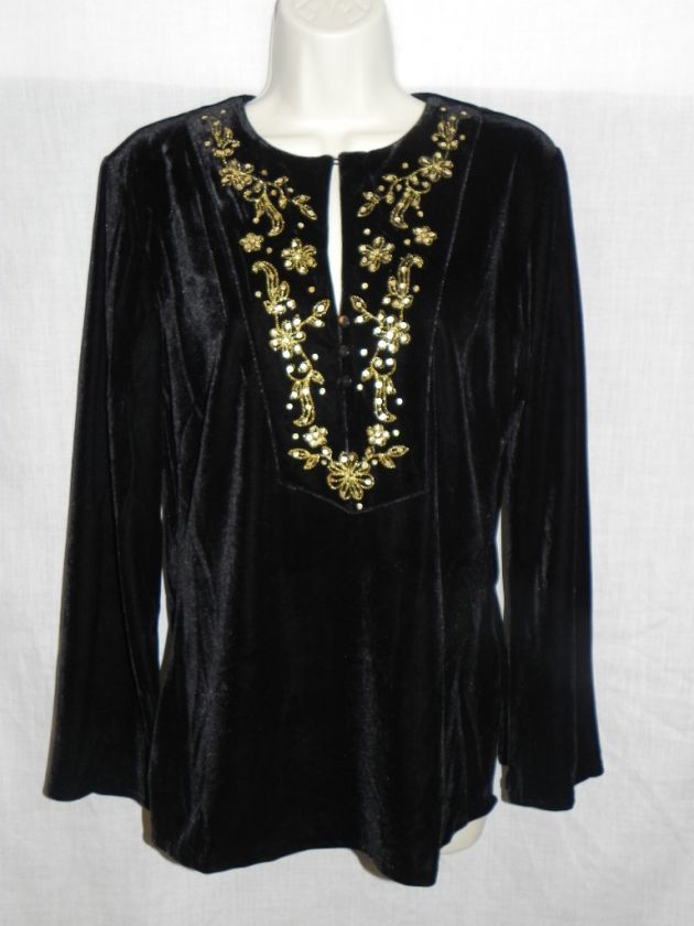 SILX BY AUGUST SILK, BLACK, SHIRT, WOMENS, NWT, MEDIUM  