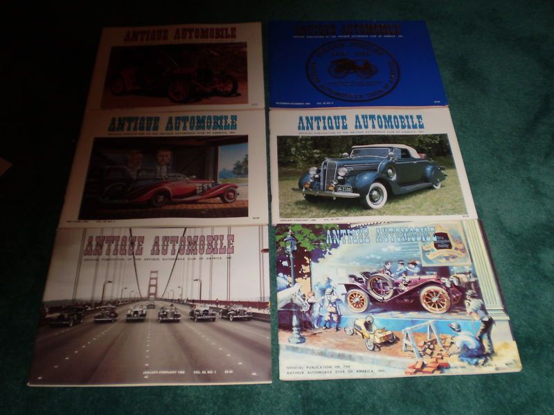 ANTIQUE AUTOMOBILE 13 ISSUE LOT + EXTRA  