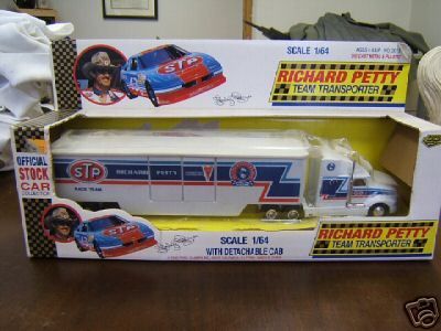 Richard Petty Team Transporter truck 1/64 scale  