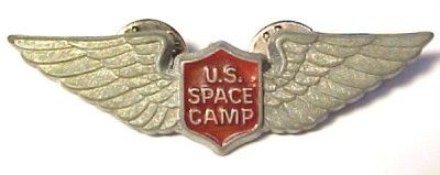 Lot of Aviation Memorabilia ~ NASA Space Camp Wings, and Fighter Pilot 