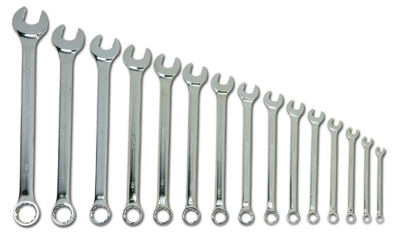 NEW JH WILLIAMS 15 PC. SUPERCOMBO WRENCH SET WS 1172SCA  