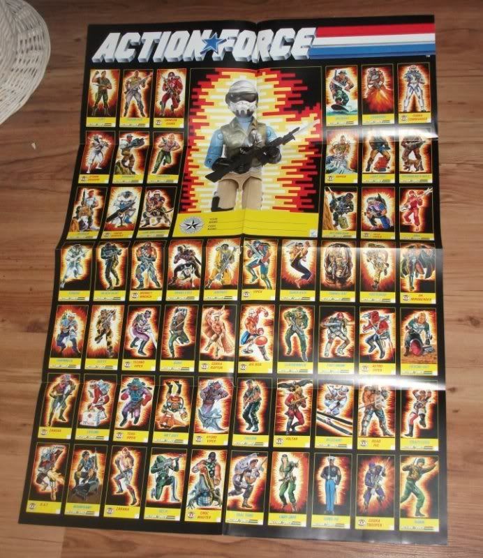 1987 GI Joe   GIANT WALL POSTER   33 x 23 inches  