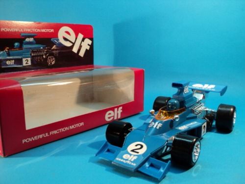 FORMULA 1 ELF TYRRELL FORD F1 CAR FRICTION BOXED 1970S  