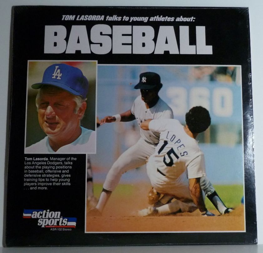 TOMMY LASORDA Talks About Baseball SEALED LP  