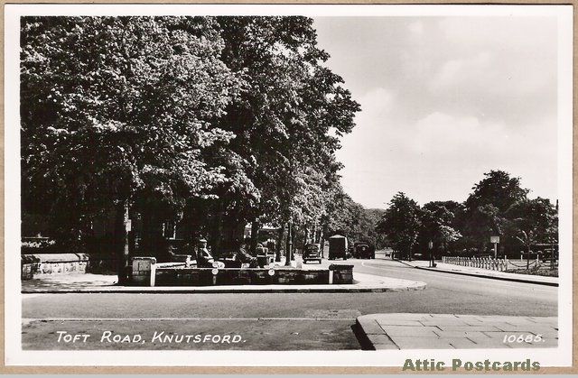 Toft Road, Knutsford Cheshire UK, Vintage RPPC RA 10685  