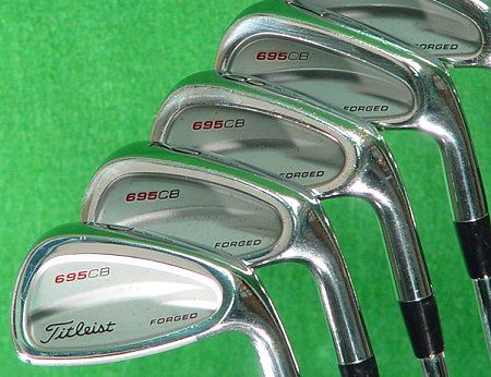 TOUR ISSUE Titleist 695 CB 695CB Forged Irons 2 PW Rifle 6.5 Steel 