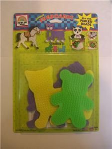 PERLER BEADS 3 Asst Large Shaped Pegboards (animals)  