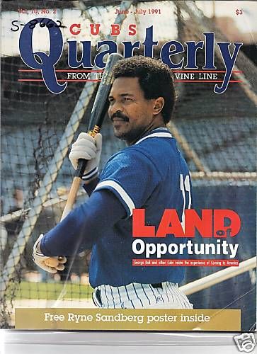 1991 CHICAGO CUBS QUARTERLY MAGAZINE  