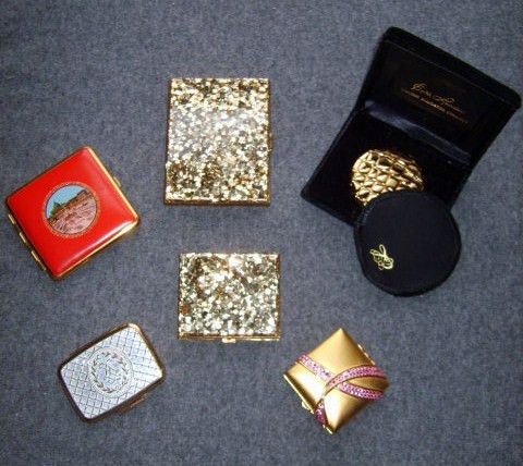 VINTAGE COMPACT LOT RARE & UNIQUE PLUS BONWIT TELLER BX  