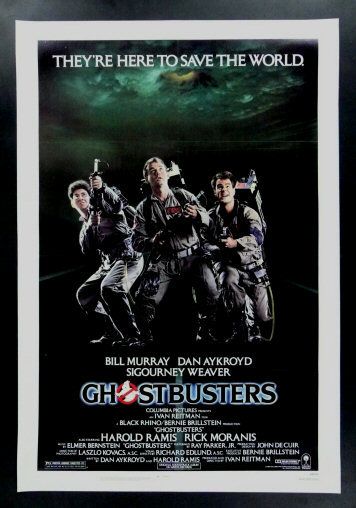 GHOSTBUSTERS * 1SH ORIGINAL MOVIE POSTER 1984  