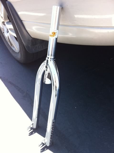 RACE FORK XLT FORKS CHROME 24 INCH CRUISER BMX SE  