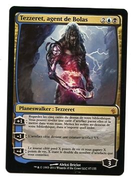 Tezzeret, agent de Bolas MTG Rare French Card  