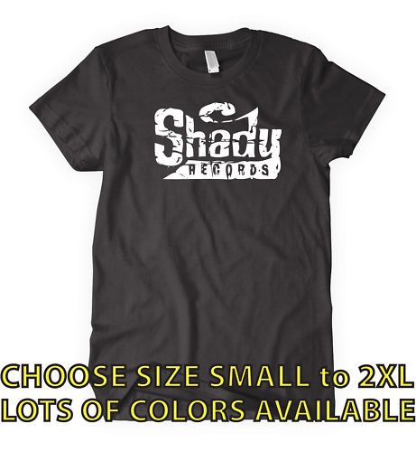 SHADY RECORDS T shirt rap hip hop eminem CHOOSE SIZE  