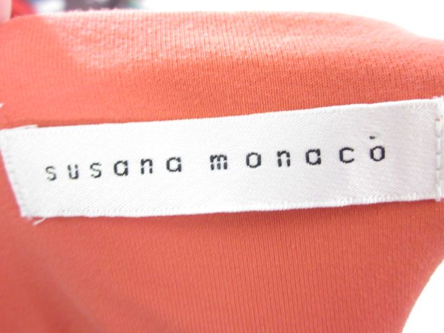 SUSANA MONACO Coral Off The Shoulder Ruched Top Sz S  