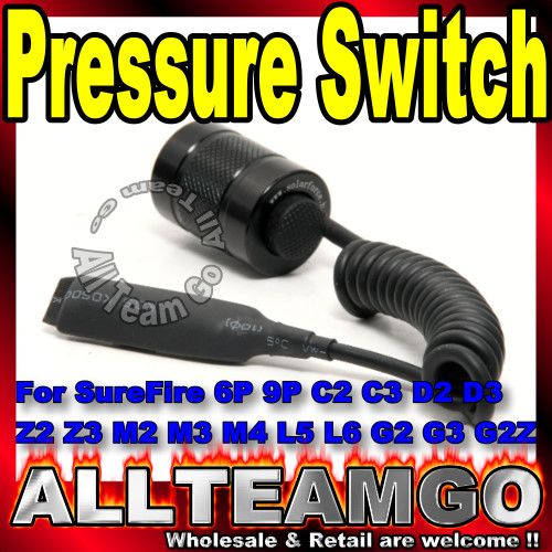 On/off & Pressure Switch Tailcap for SureFire® 6P 9P G2  