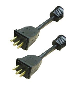 TWO HYDROFARM BAASP Lamp Ballast Adapter Cord Brand S  