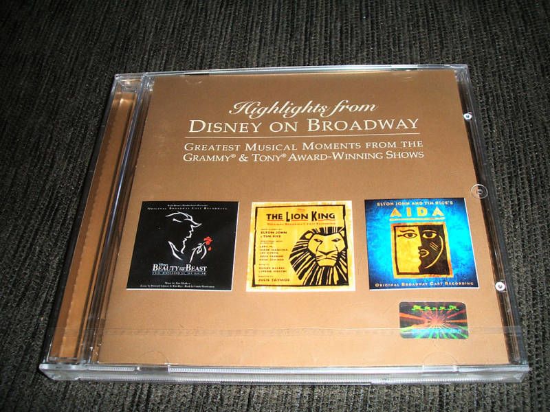 Highlights From Disney On Broadway KOREA CD *SEALED*  