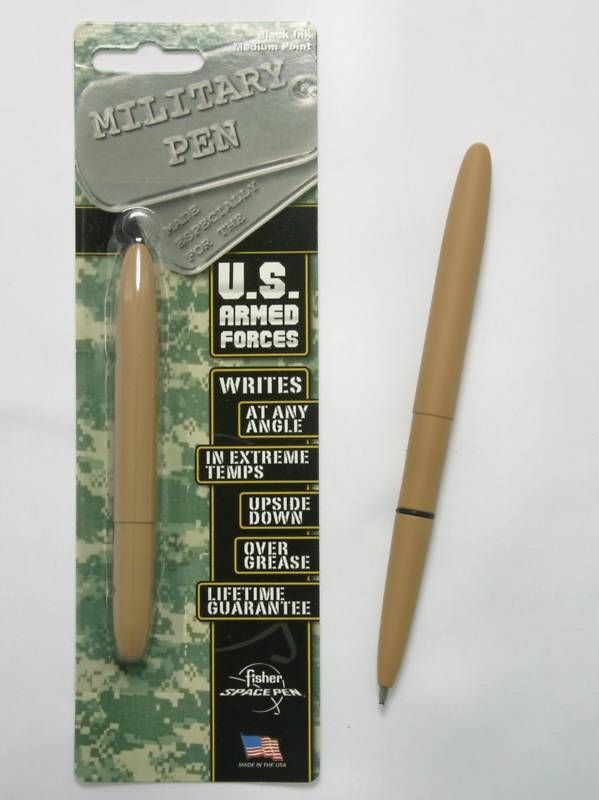 Fisher Space Pens #SM400DT / Carded Desert Tan Bullet  