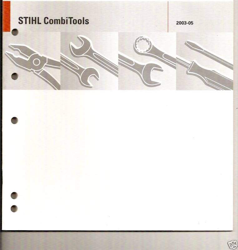 STIHL COMBITOOLS MANUAL NEW  