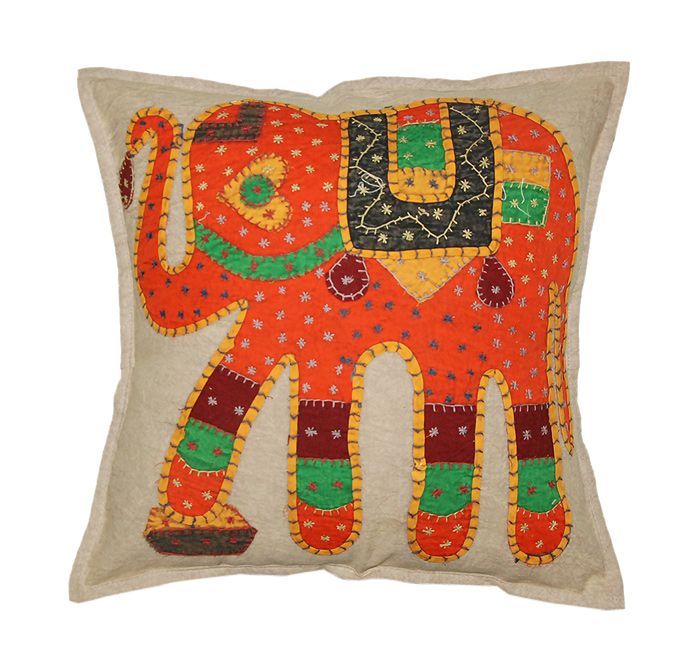 Designer 5 Pc Cushion Covers Elephant Antique Vintage  