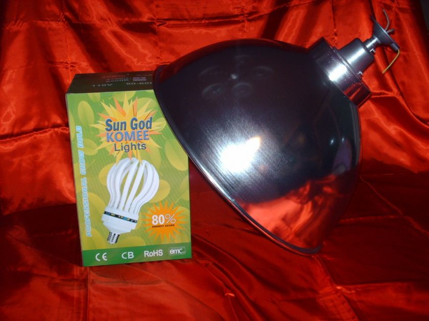 CFL GROW LIGHT REFLECTOR MEDIUM SIZE*HOLDS LARGE CFLS  