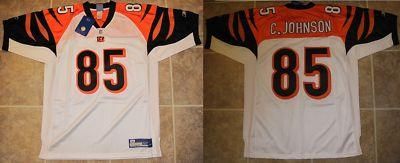 AUTHENTIC CINCINNATI BENGALS C JOHNSON ROAD JERSEY 54  