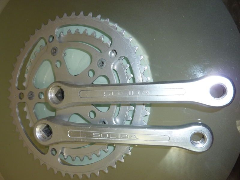 SOLIDA CRANKSET 14 /125 170 mm 52/42/ ALU very nice  