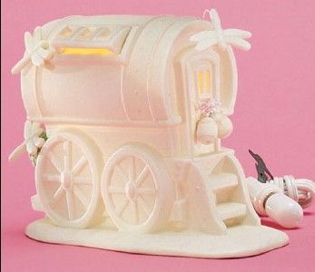 Dept 56 Snowbunnies My Woodland Wagon/Dragonfly NRFB  