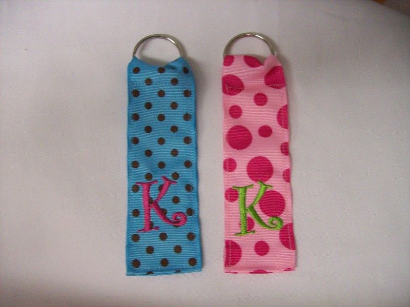 Custom Monogram Initial Keychains GIFT personalized  