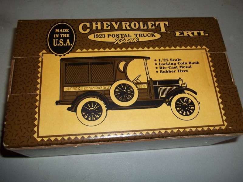 CHEVY CHEVROLET POSTAL TRUCK 1923 RUBBER TIRES NIB USPS  