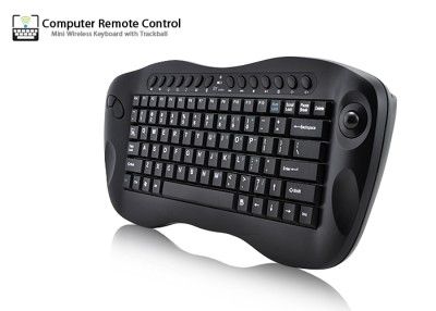 Computer Remote Control – Mini Wireless Keyboard with Trackball