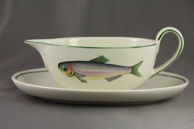 Villeroy Boch China Gravy Boat Bouillabaise Fish Design  