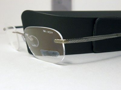 NEW AUTHENTIC RIMLESS SILHOUETTE 7686 6055 EYEGLASSES  